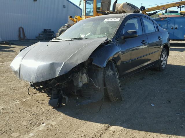 JM1BK12F581168734 - 2008 MAZDA 3 I BLACK photo 2