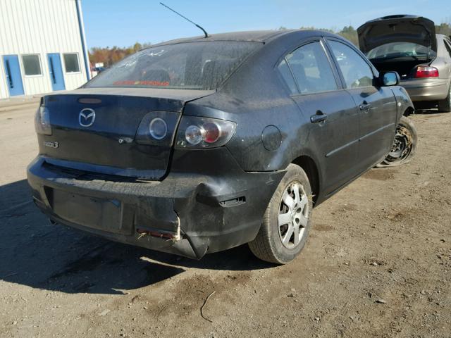 JM1BK12F581168734 - 2008 MAZDA 3 I BLACK photo 4