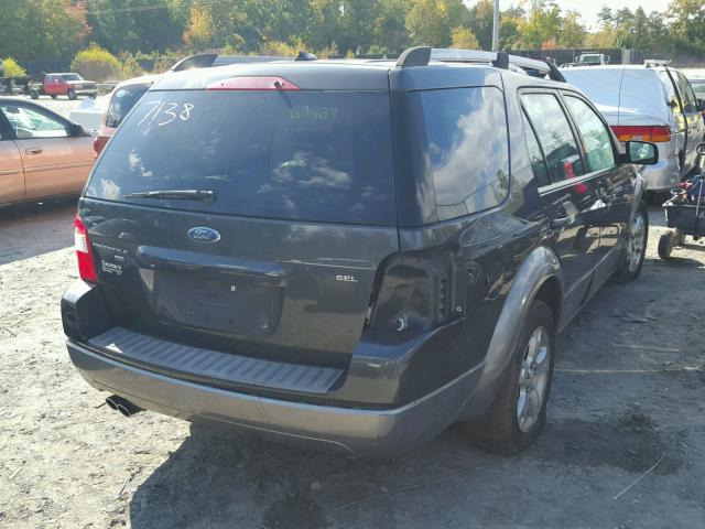 1FMDK05157GA27138 - 2007 FORD FREESTYLE CHARCOAL photo 4