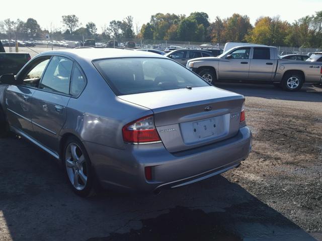 4S3BL616887212055 - 2008 SUBARU LEGACY 2.5 GRAY photo 3