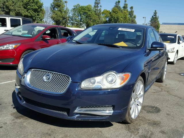 SAJWA0FA1AHR56843 - 2010 JAGUAR XF LUXURY BLUE photo 2