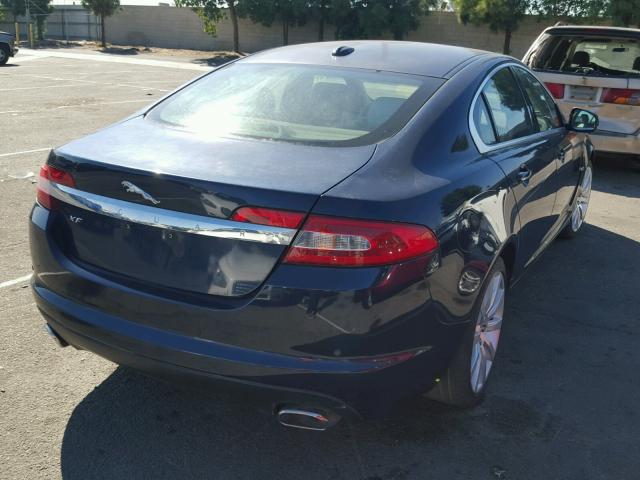 SAJWA0FA1AHR56843 - 2010 JAGUAR XF LUXURY BLUE photo 4