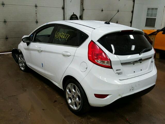 3FADP4FJ6BM196360 - 2011 FORD FIESTA SES WHITE photo 3