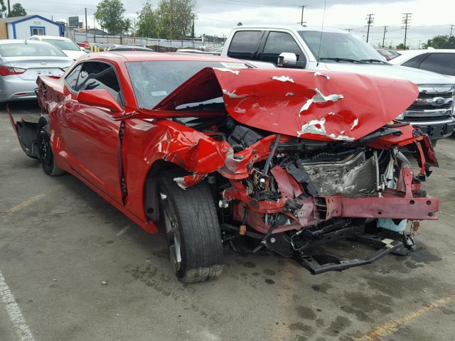 2G1FB1E31E9164117 - 2014 CHEVROLET CAMARO LT RED photo 1