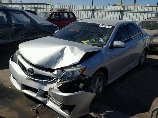 4T1BF1FK8DU240008 - 2013 TOYOTA CAMRY L SILVER photo 2