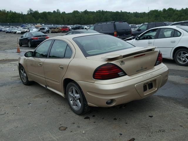 1G2NF52FX3C142625 - 2003 PONTIAC GRAND AM S Qızıl foto 3