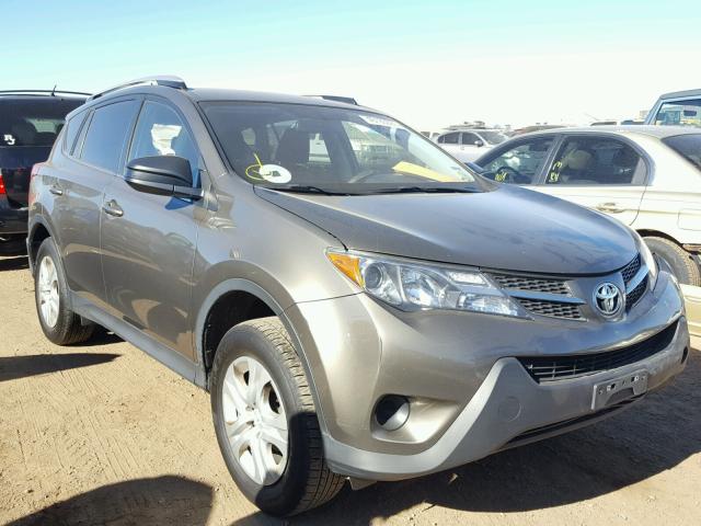 JTMBFREV7FD162659 - 2015 TOYOTA RAV4 LE BROWN photo 1