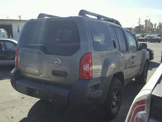 5N1AN08U07C540708 - 2007 NISSAN XTERRA OFF BROWN photo 4