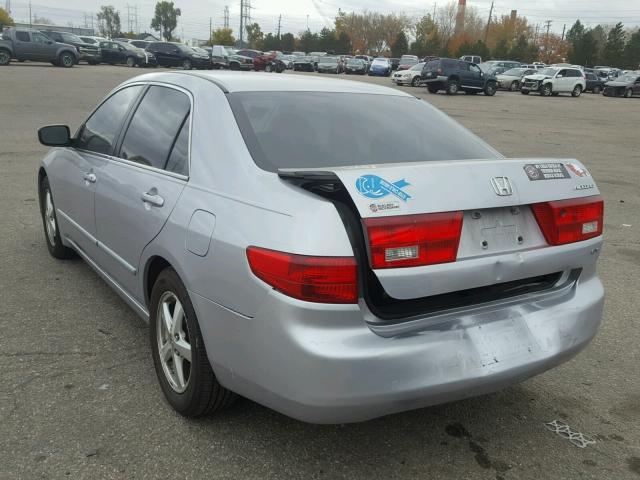 JHMCM56765C001869 - 2005 HONDA ACCORD EX SILVER photo 3