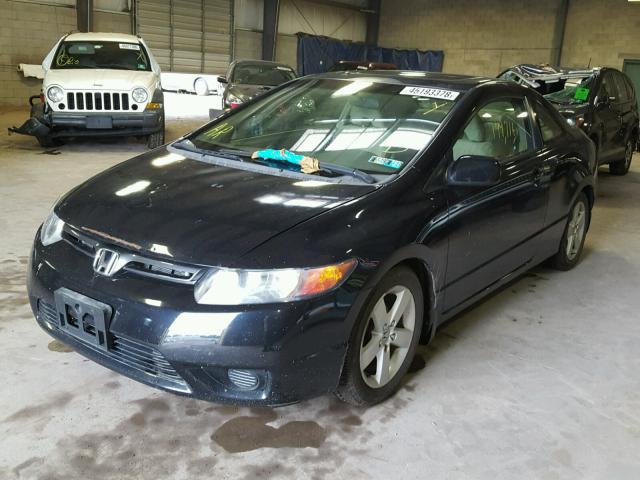 2HGFG12836H504028 - 2006 HONDA CIVIC EX Սև լուսանկար 2
