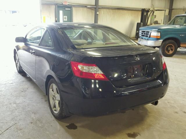 2HGFG12836H504028 - 2006 HONDA CIVIC EX Սև լուսանկար 3