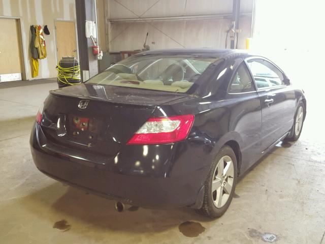2HGFG12836H504028 - 2006 HONDA CIVIC EX Սև լուսանկար 4