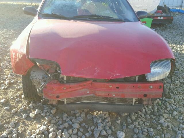 3G2JB5242YS151149 - 2000 PONTIAC SUNFIRE SE RED photo 9