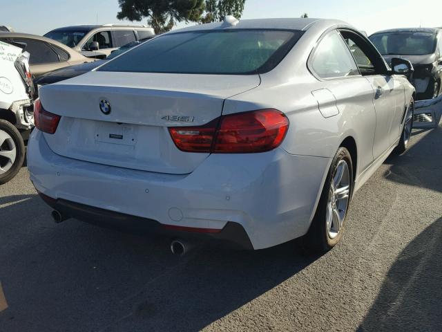 WBA3R1C5XEK191550 - 2014 BMW 435 I WHITE photo 4