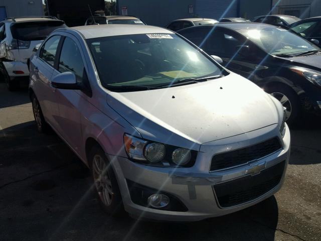 1G1JC5SH8D4190732 - 2013 CHEVROLET SONIC LT SILVER photo 1