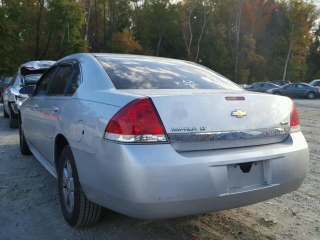 2G1WG5EK6B1249884 - 2011 CHEVROLET IMPALA LT SILVER photo 3