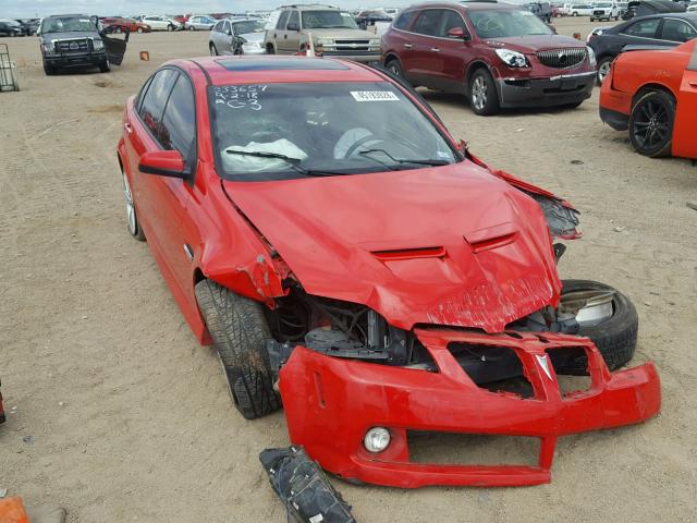 6G2EC57YX9L168818 - 2009 PONTIAC G8 GT RED photo 1