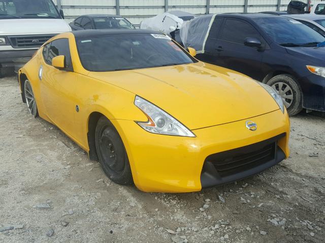 JN1AZ44E49M409022 - 2009 NISSAN 370Z YELLOW photo 1