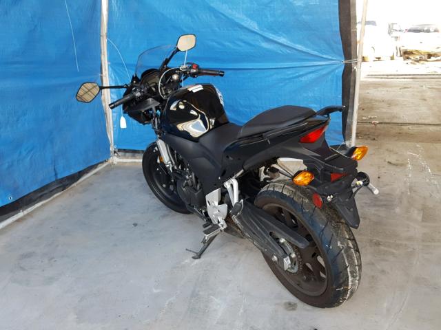 MLHPC4461E5102331 - 2014 HONDA CBR500 R BLACK photo 3