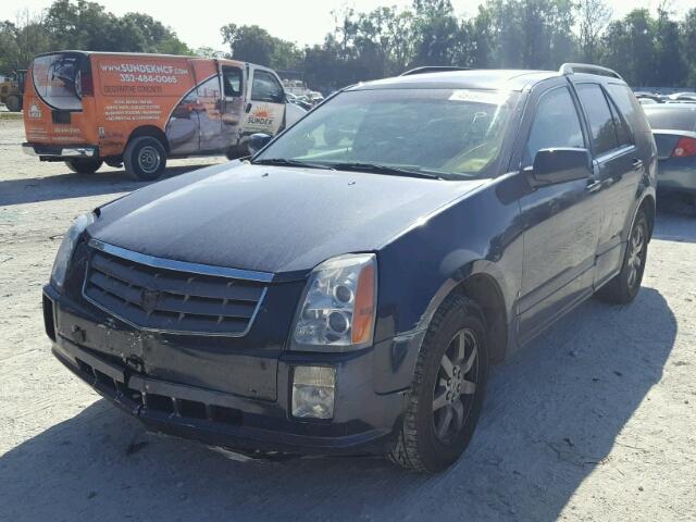 1GYEE637380124207 - 2008 CADILLAC SRX BLUE photo 2