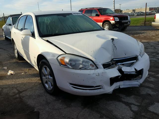 2G1WT58K579142938 - 2007 CHEVROLET IMPALA LT WHITE photo 1