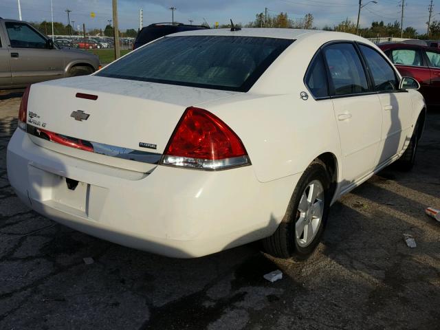 2G1WT58K579142938 - 2007 CHEVROLET IMPALA LT WHITE photo 4