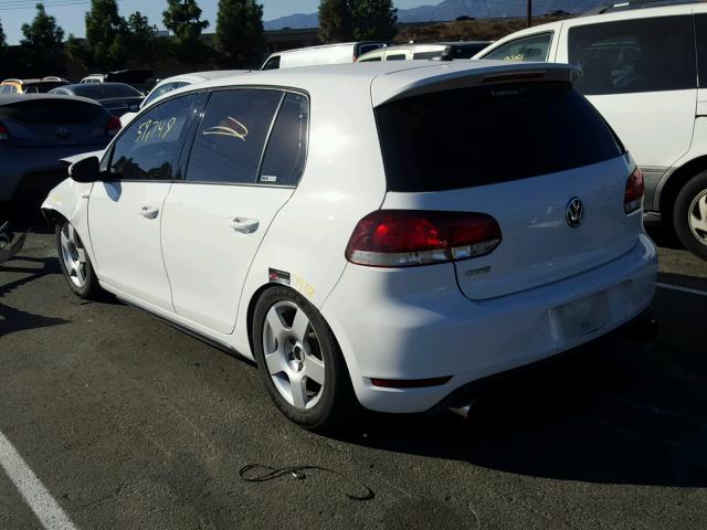 WVWGD7AJ9EW000330 - 2014 VOLKSWAGEN GTI WHITE photo 3