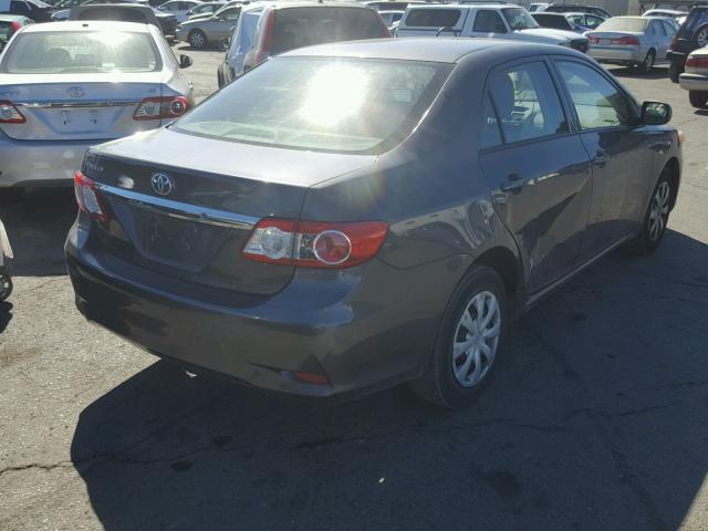 5YFBU4EE1CP048271 - 2012 TOYOTA COROLLA BA GRAY photo 4