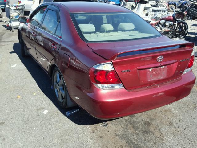 4T1BA32K46U510872 - 2006 TOYOTA CAMRY SE MAROON photo 3