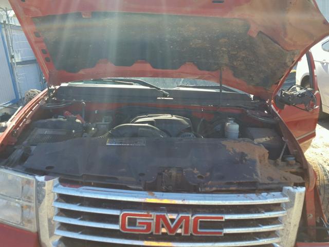 1GTR2WE37BZ100005 - 2011 GMC SIERRA K15 RED photo 7