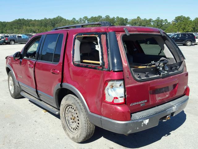 1FMZU63W14UA67795 - 2004 FORD EXPLORER X MAROON photo 3