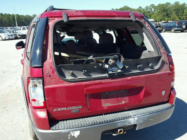 1FMZU63W14UA67795 - 2004 FORD EXPLORER X MAROON photo 9