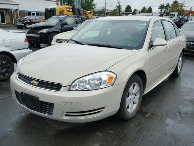 2G1WT57K891121102 - 2009 CHEVROLET IMPALA 1LT TAN photo 2