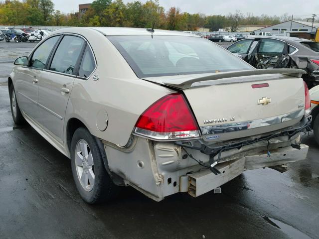 2G1WT57K891121102 - 2009 CHEVROLET IMPALA 1LT TAN photo 3