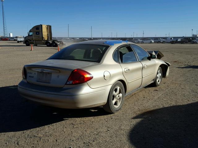 1FAFP55U01A172304 - 2001 FORD TAURUS SES GOLD photo 4