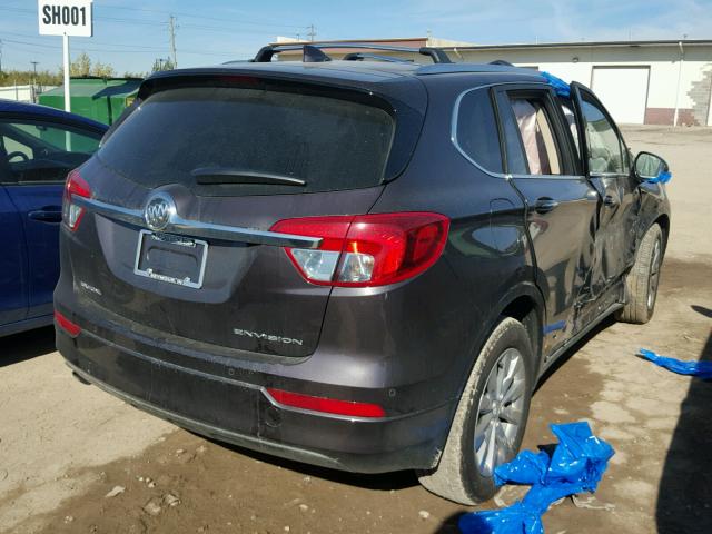 LRBFXBSA0HD109259 - 2017 BUICK ENVISION E PURPLE photo 4