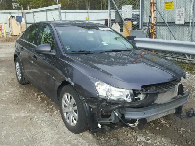 1G1PF5S97B7101965 - 2011 CHEVROLET CRUZE LT GRAY photo 1