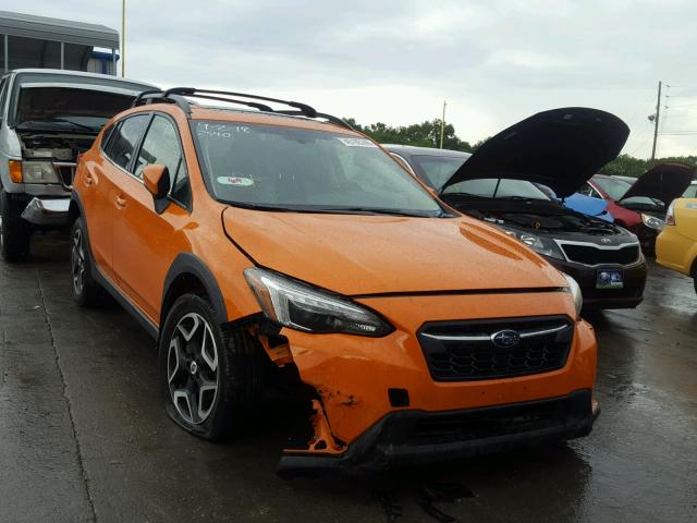 JF2GTAMC1JH201426 - 2018 SUBARU CROSSTREK ORANGE photo 1