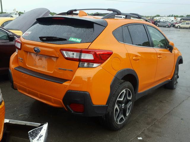 JF2GTAMC1JH201426 - 2018 SUBARU CROSSTREK ORANGE photo 4