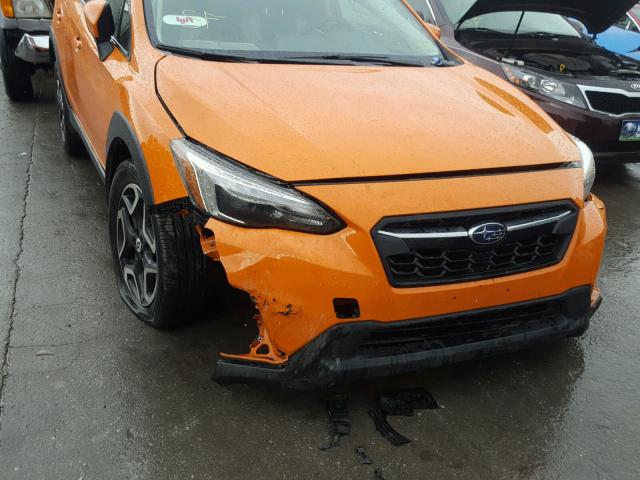 JF2GTAMC1JH201426 - 2018 SUBARU CROSSTREK ORANGE photo 9