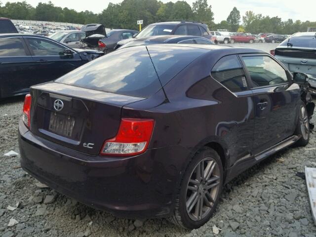 JTKJF5C73C3033403 - 2012 TOYOTA SCION TC 栗色 照片 4