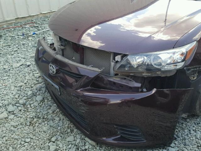 JTKJF5C73C3033403 - 2012 TOYOTA SCION TC 栗色 照片 9