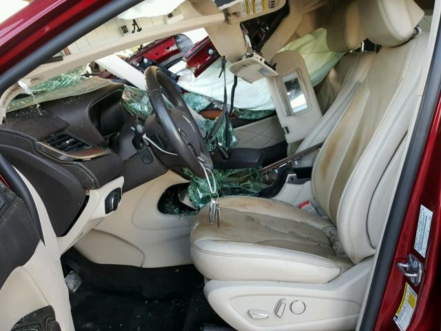 5LMCJ2C90HUL36163 - 2017 LINCOLN MKC SELECT 红色 照片 5