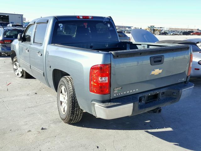 3GCPCREA3BG228939 - 2011 CHEVROLET SILVERADO BLUE photo 3