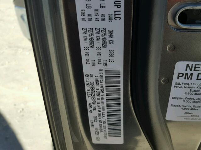 1C6RR6GT6DS693710 - 2013 RAM 1500 SLT GRAY photo 10