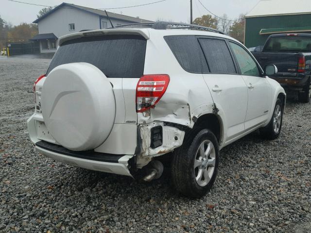 JTMDK4DV2A5089647 - 2010 TOYOTA RAV4 WHITE photo 4