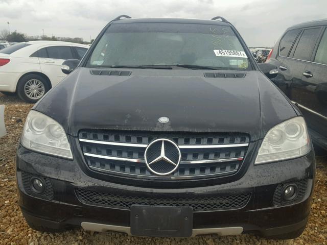 4JGBB86E57A198384 - 2007 MERCEDES-BENZ ML 350 BLACK photo 9