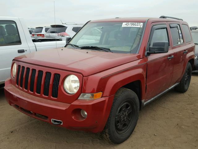 1J8FF28W88D572427 - 2008 JEEP PATRIOT SP MAROON photo 2