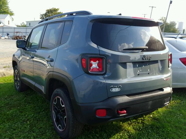 ZACCJBCT6GPC68485 - 2016 JEEP RENEGADE T SILVER photo 3