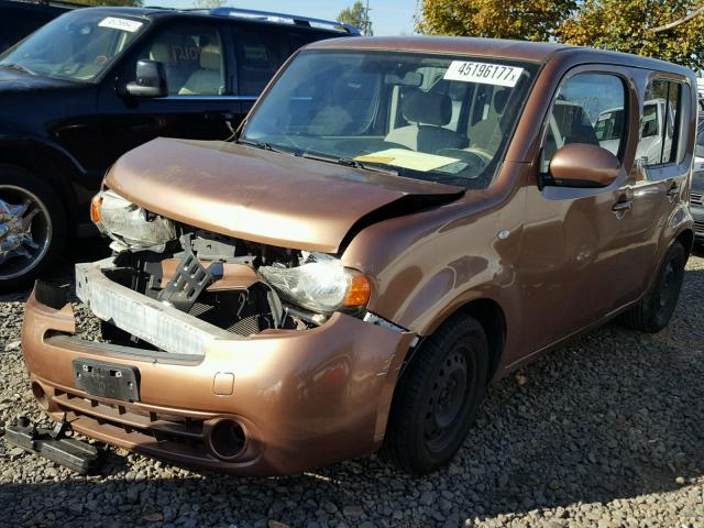 JN8AZ2KR0BT208497 - 2011 NISSAN CUBE BASE BROWN photo 2